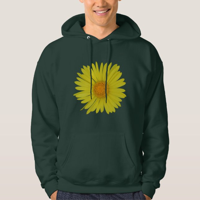 Yellow Daisy (isolated) Hoodie (Front)