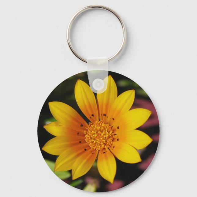 Yellow Daisy Key Ring (Front)