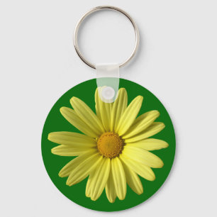 Yellow Daisy Key Ring