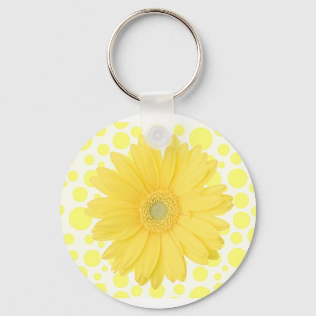 Yellow Daisy Keychain (Front)