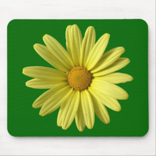 Yellow Daisy Mouse Pad