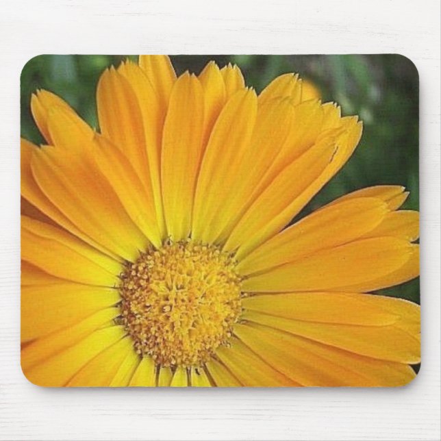 Yellow Daisy Mouse Pad (Front)