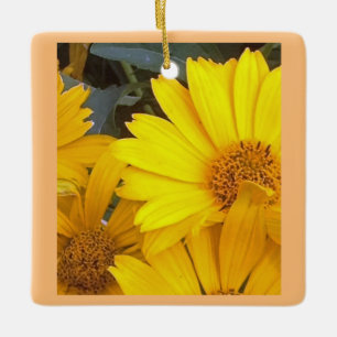 Yellow Daisy Ornament