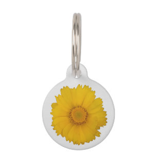 Yellow Daisy Pet Tag