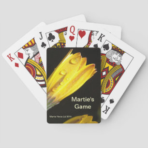 Yellow Daisy Playing Cards
