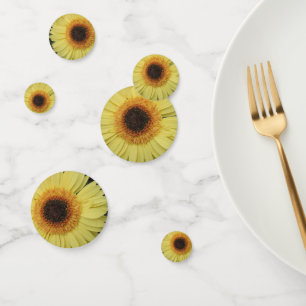 Yellow Daisy Table Confetti
