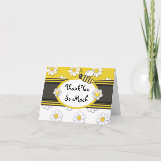 Yellow Daisy Thank You Card