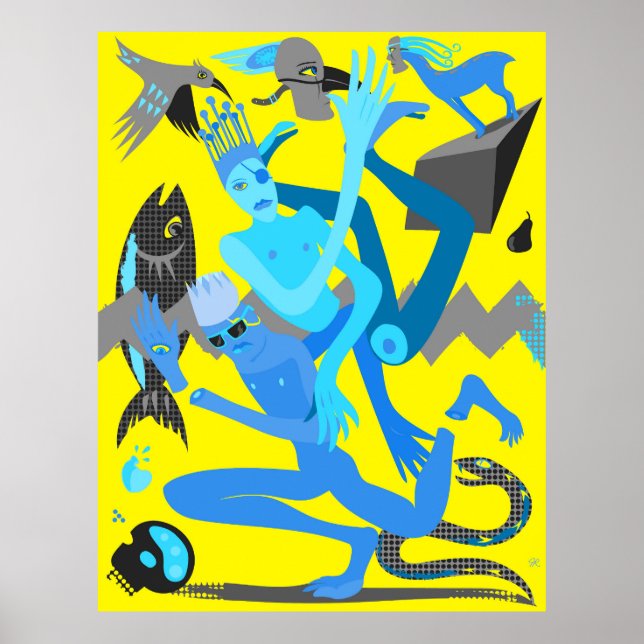 Yellow dance poster (Front)