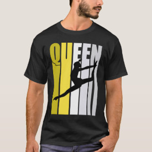 Yellow Dance Queen Girls Birthday Competition Coac T-Shirt