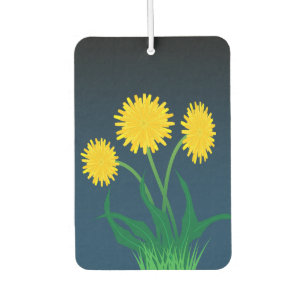 Yellow Dandelions Car Air Freshener