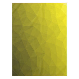 Yellow dark ombre gradient geometric mesh pattern tablecloth