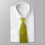 Yellow dark ombre gradient geometric mesh pattern tie<br><div class="desc">Suit Accessories  -  custom men's neck ties with modern geometrical design. 
Yellow gold ombre gradient geometric mesh pattern. Triangle geometric mesh with light dark yellow golden ombre gradient.</div>