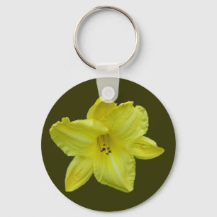 Yellow Daylily Coordinating Items Key Ring