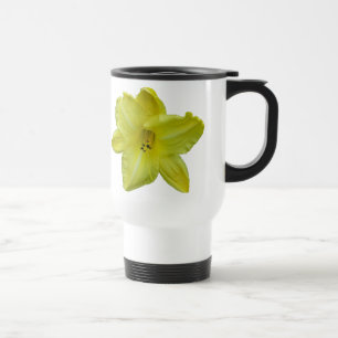 Yellow Daylily Coordinating Items Travel Mug