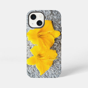 yellow daylily flowers in full bloom iPhone 13 mini case