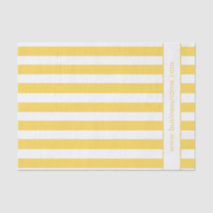 Yellow Deckchair Stripes Tissue Paper