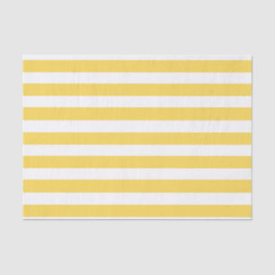 Yellow Deckchair Stripes Tissue Paper