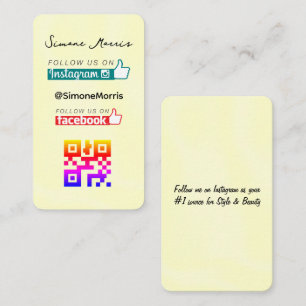 Yellow Design Business Card