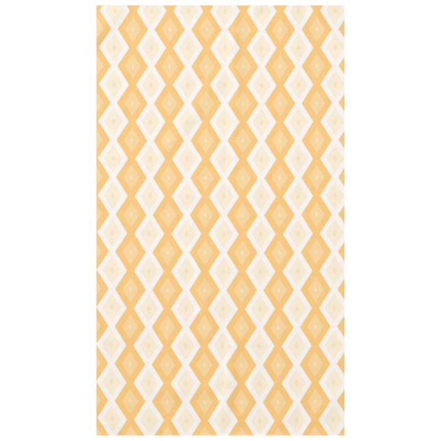 Yellow diamond pattern tablecloth (Front)