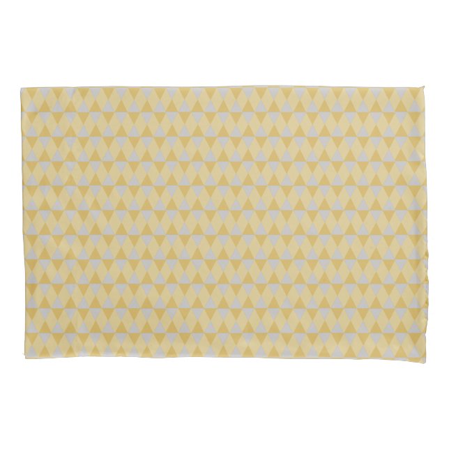 Yellow diamonds pillowcase (Front)