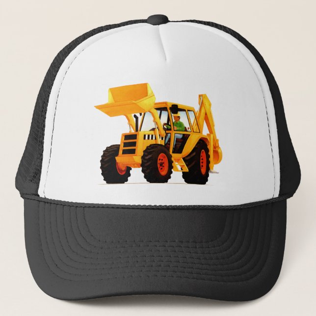 Yellow Digger Trucker Hat (Front)