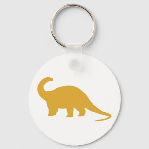 Yellow Dinosaur Key Ring