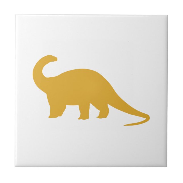 Yellow Dinosaur Tile (Front)