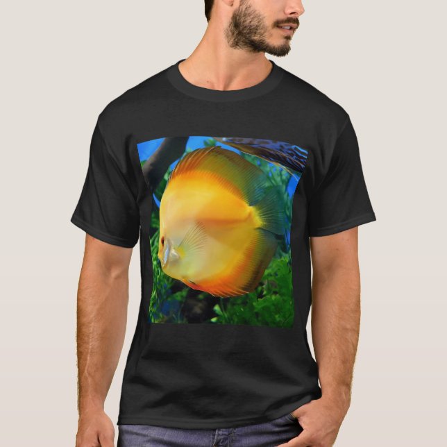 Yellow Discus Fish T-Shirt (Front)