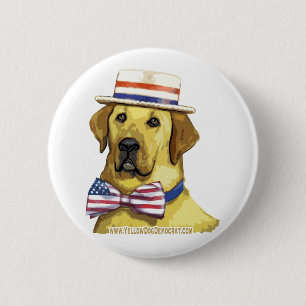 Yellow Dog Democrat Button