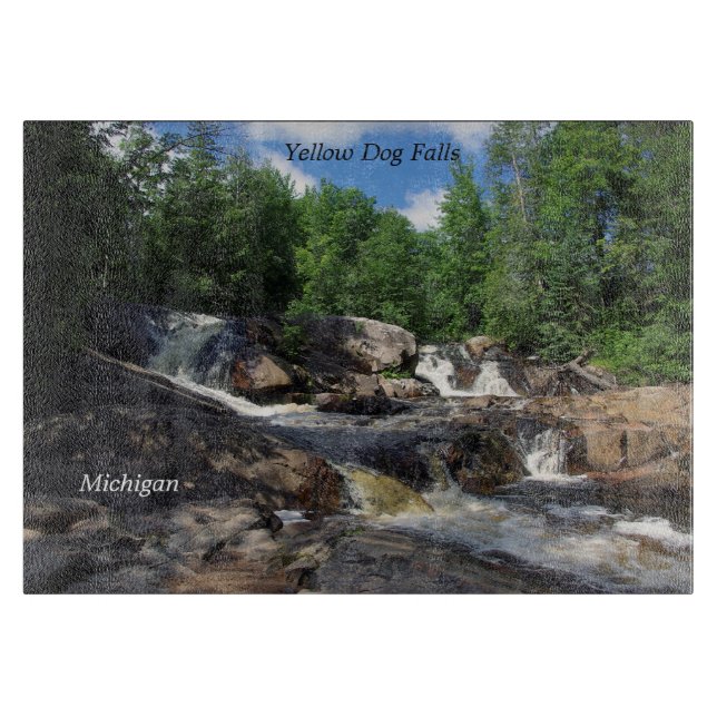 Yellow Dog Falls cutting board (Front)