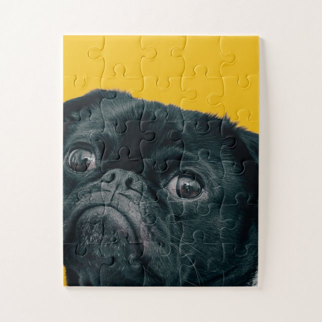 yellow dog jigsaw puzzle (Vertical)