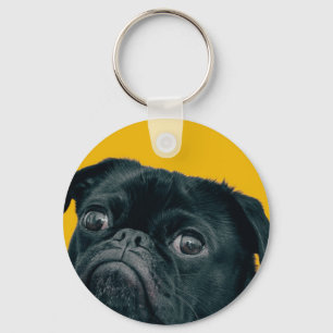 yellow dog key ring