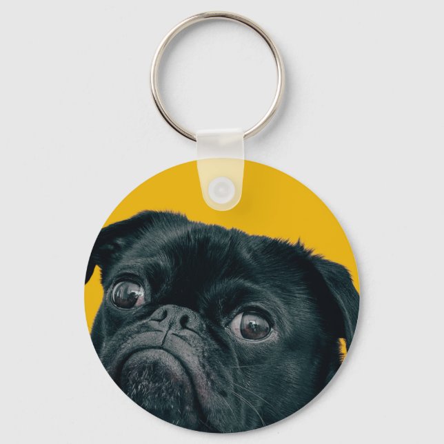 yellow dog key ring (Front)