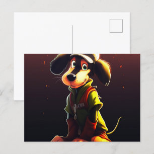 Yellow Dog Postcard