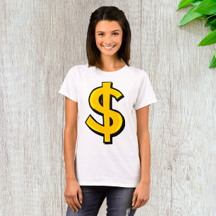 Yellow Dollar Symbol T-Shirt
