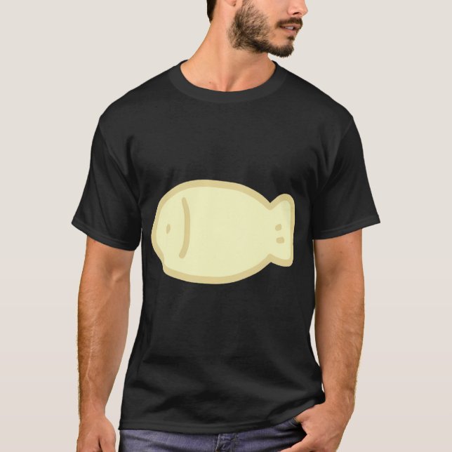 Yellow Doodle Fish T-Shirt (Front)