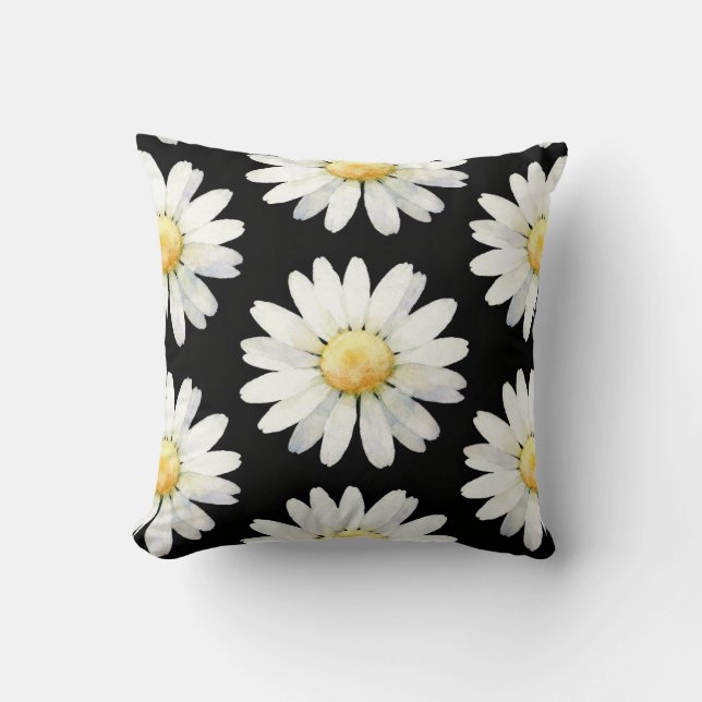 Yellow Dotted Daisy's Cushion (Front)