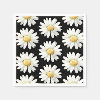 Yellow Dotted Daisy's Napkin