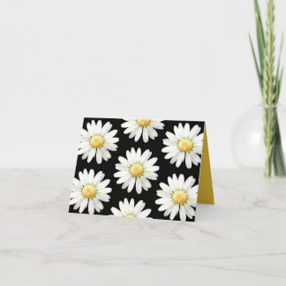 Yellow Dotted Daisy's Thank You Card
