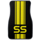 Yellow Double Race Stripes | Personalise