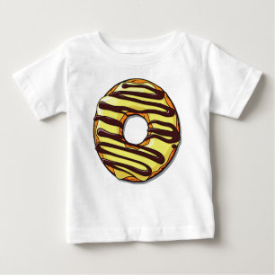 Yellow Doughnut, Doughnut, Chocolate, Icing, Frost Baby T-Shirt