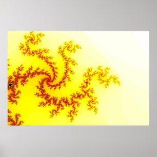 Yellow Dragon Poster
