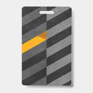 Yellow drawer ID badge