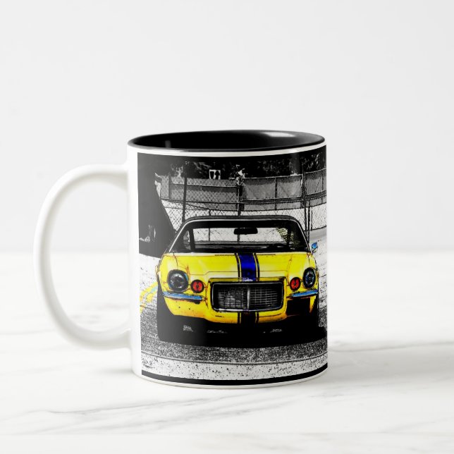 Yellow Dreamz Two-Tone Coffee Mug (Left)