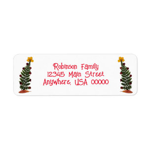 Yellow Dried Press Flower Christmas Tree