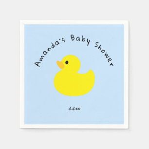Yellow Duck - Baby Shower Napkin
