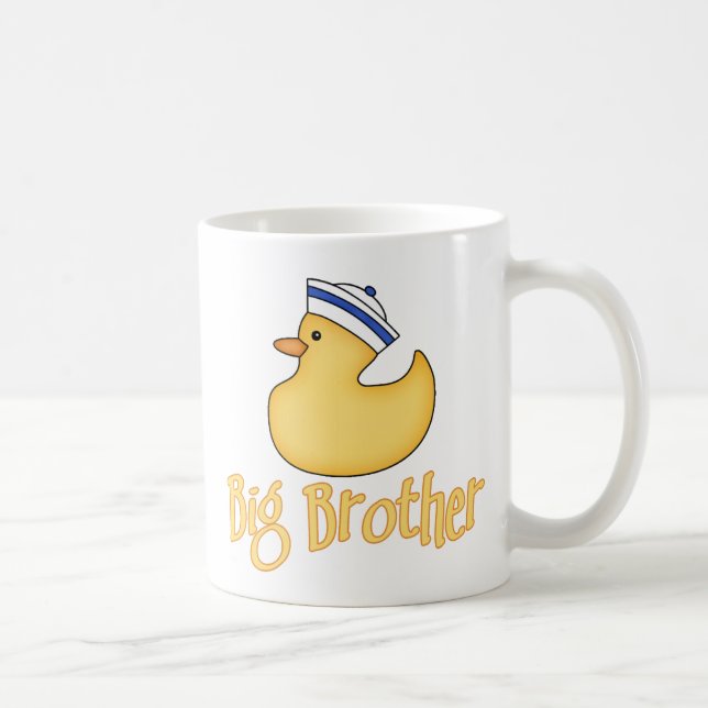 Yellow Duck Big Brother Coffee Mug (Right)