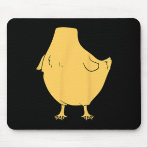 Yellow Duck Body Belly Halloween Costume Easy Duck Mouse Pad