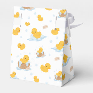 Yellow Duck Bubble Bath Party Favor Box