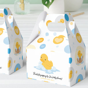 Yellow Duck Bubble Bath Party Favor Box